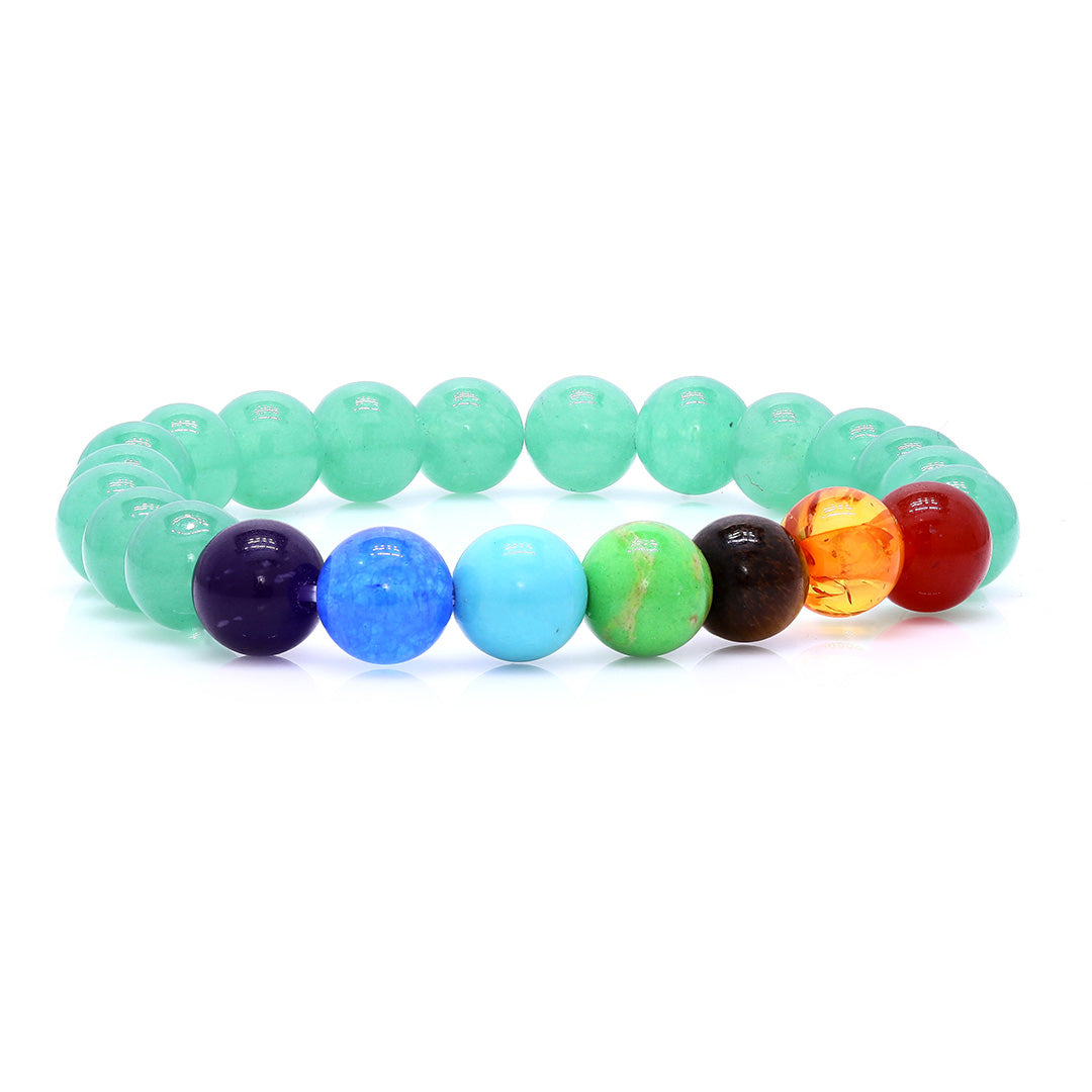 Multi Stone with Amazonite 8mm