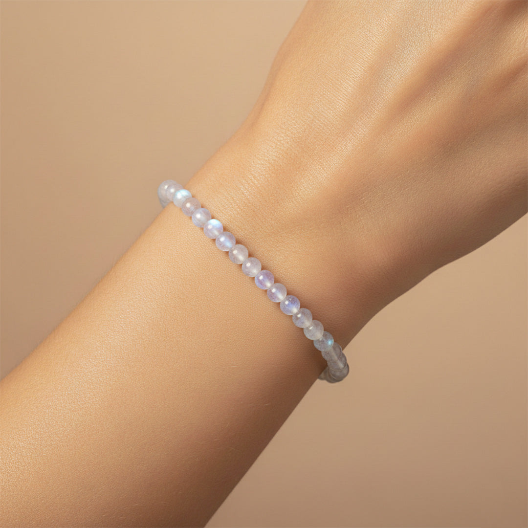 Labradorite Beaded Bracelet – 4mm