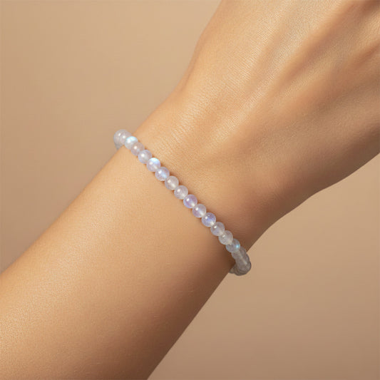 Labradorite Beaded Bracelet – 4mm