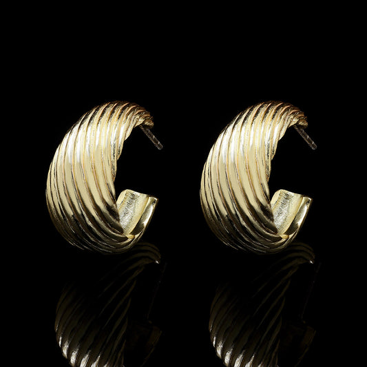 Hoops (Lined) Earring