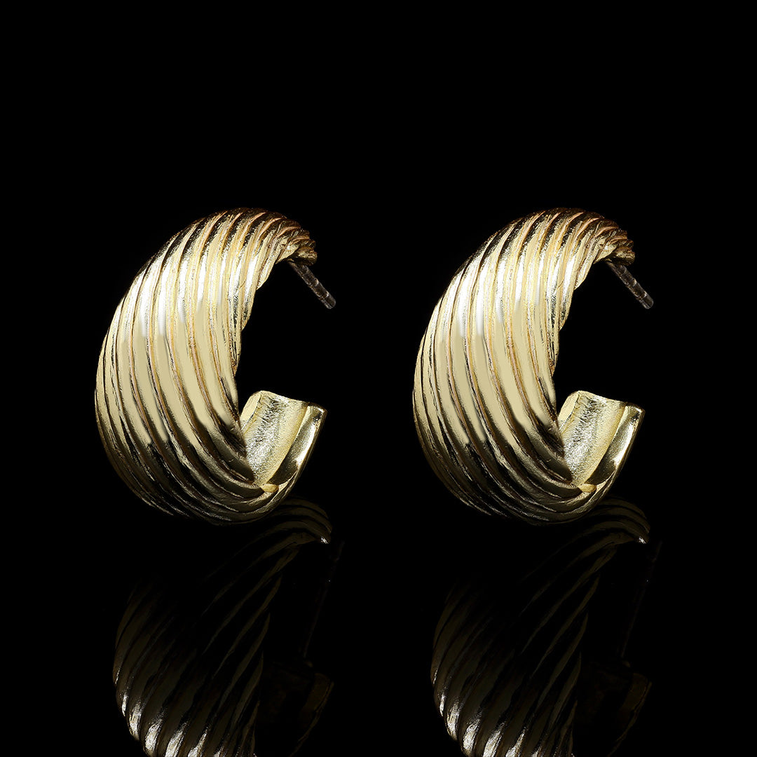 Hoops (Lined) Earring