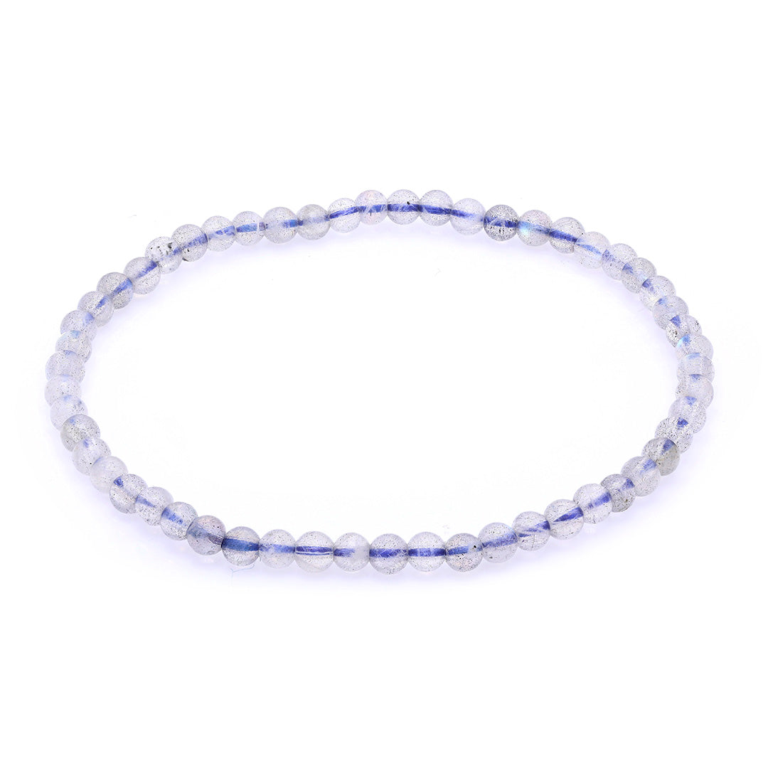 Labradorite Beaded Bracelet – 4mm
