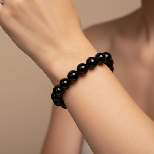 Multi-Action Tourmaline Beaded Bracelet – 8mm