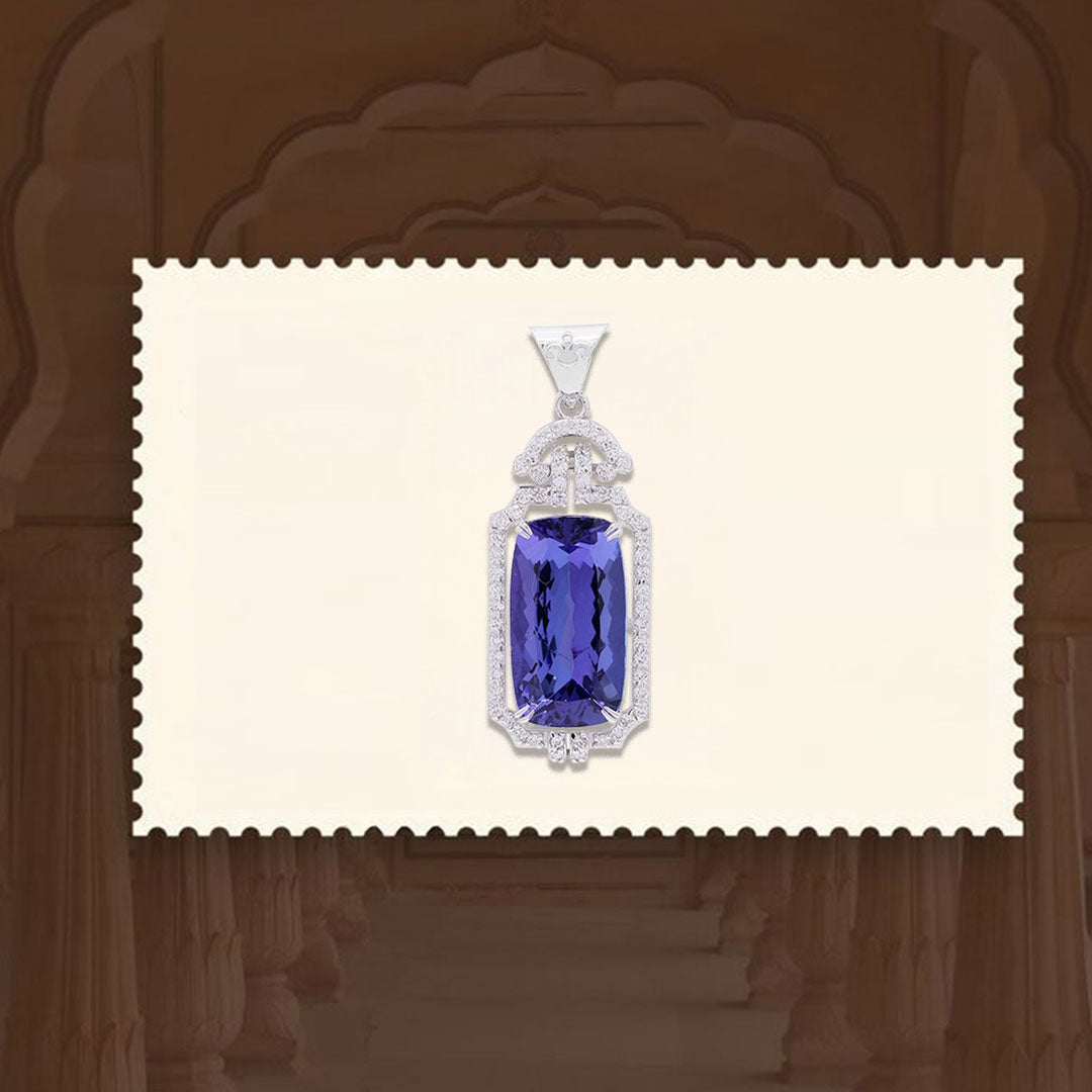 Tanzanite Royale Diamond Pendant