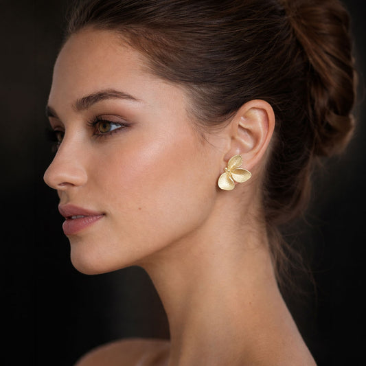 Half Flower Earring